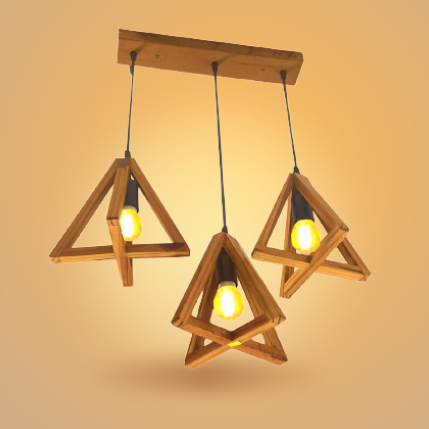 ĐÈN GỖ TRANG TRÍ TREO TRẦN