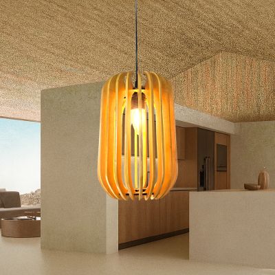 ĐÈN TREO TRẦN GỖ LÁT NAN