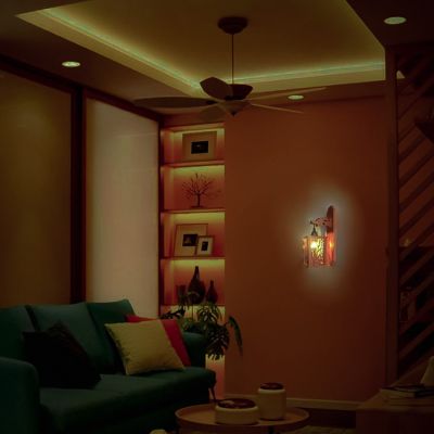 ĐÈN TREO TƯỜNG GỖ THÔNG