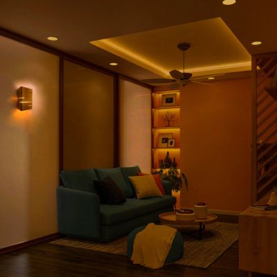 ĐÈN NGỦ ỐP TƯỜNG GỖ THÔNG