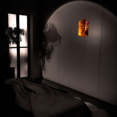 ĐÈN NGỦ ỐP TƯỜNG CÂY TRE