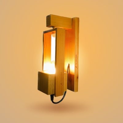 ĐÈN NGỦ TREO TƯỜNG GỖ THÔNG