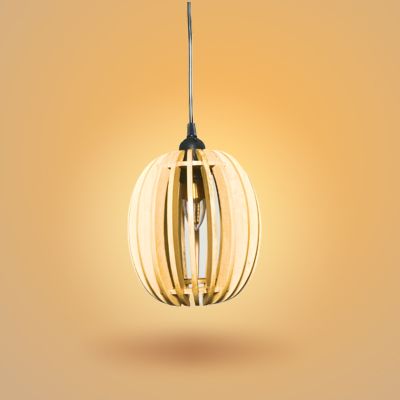 ĐÈN THẢ GỖ QUẢ TRỨNG