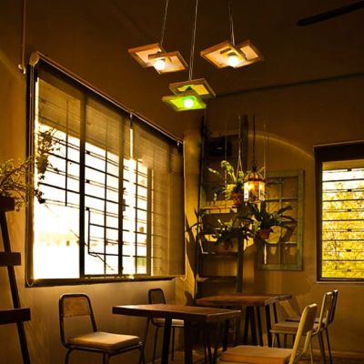 ĐÈN GỖ TRANG TRÍ TREO TRẦN
