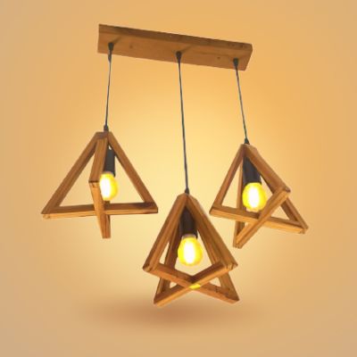 ĐÈN GỖ TRANG TRÍ TREO TRẦN 