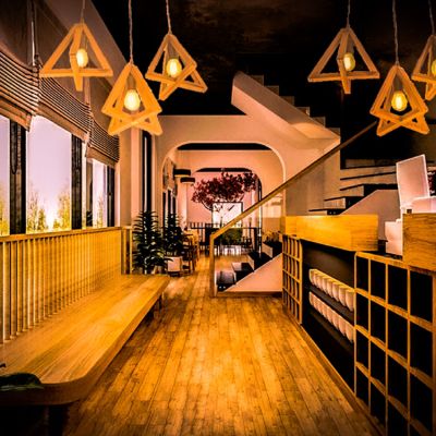 ĐÈN GỖ TRANG TRÍ TREO TRẦN